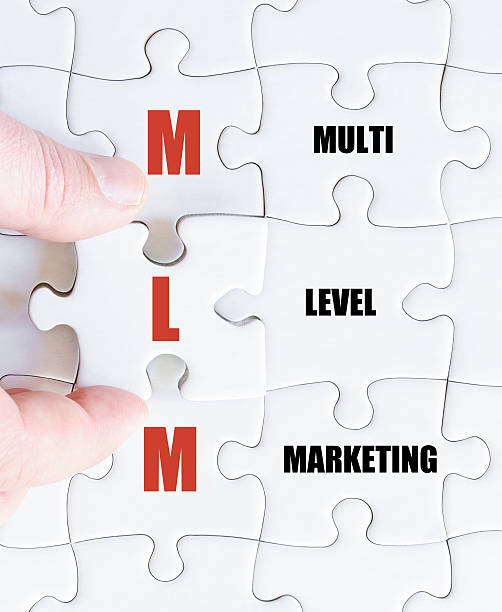 istock Last puzzle piece with Business Acronym MLM 485930246