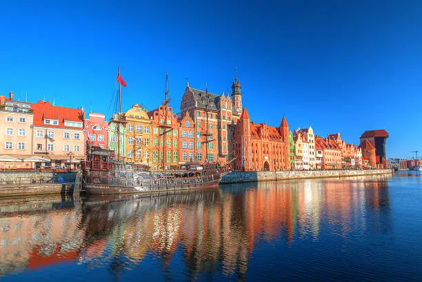 Gdansk in sunny day