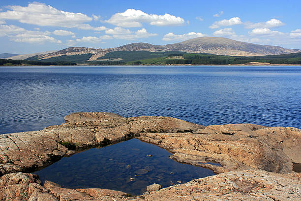 Chatteringshaws Loch Pool stock photo