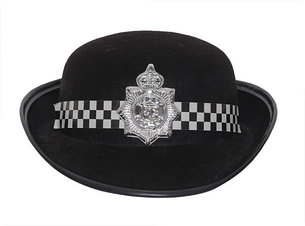 istock Women police hat 485938006