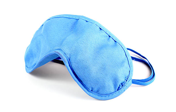 Sleeping mask Sleeping mask on white background sleep eye mask stock pictures, royalty-free photos & images