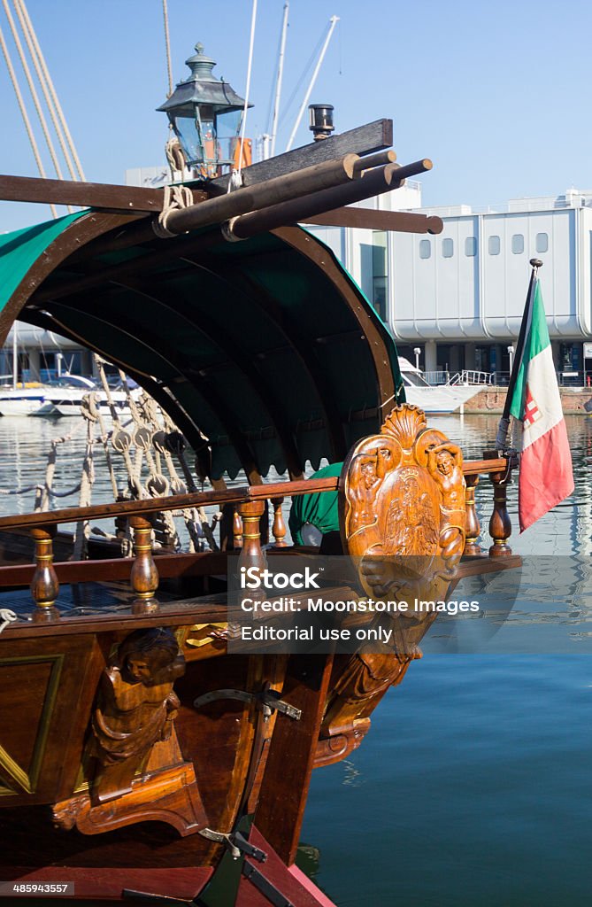 Porto Antico in Genua, Italien - Lizenzfrei Anlegestelle Stock-Foto