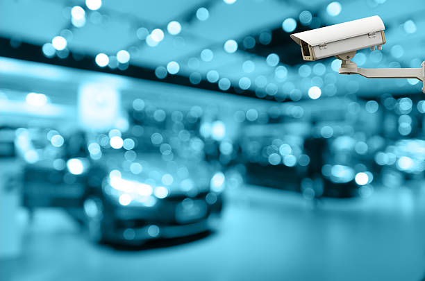 istock CCTV security camera on monitor the Abstract blurred photo 485944056