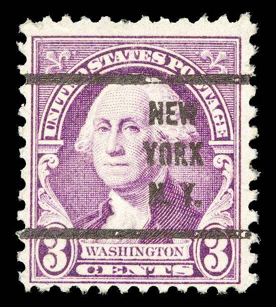 istock U.S. 3 Cents George Washington Postage Stamp - Isolated 485944407