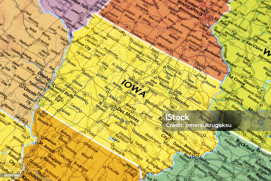 Stan Iowa - Zbiór zdjęć royalty-free (Stan Iowa)