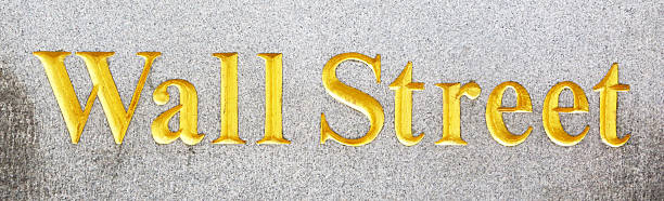 Wall Street sign in golden letters