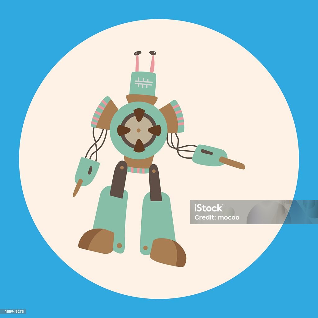 Robotics Theme Vector Robot Theme Elements Vectoreps Stock Illustration - Download Image Now ...