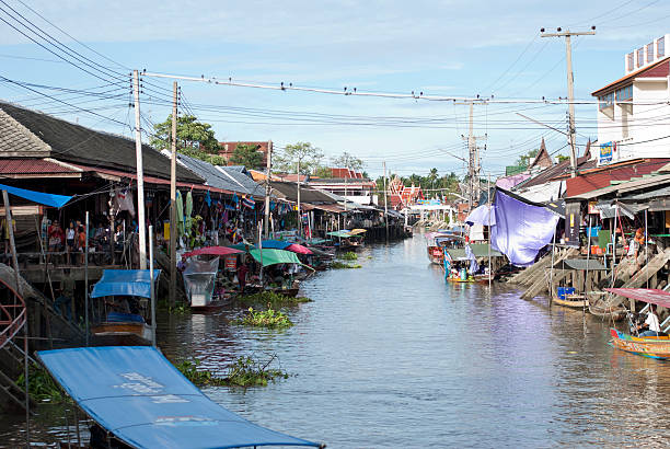istock Ampawa floating Market in Thailand 485949650