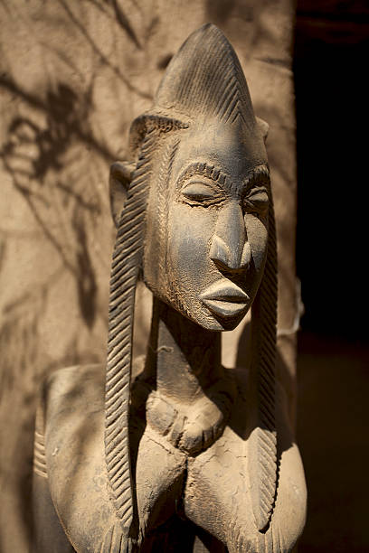istock African Mask & artwork from Dogon Country, Mali 485952294