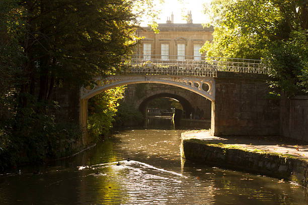 istock Boats on Avon channel in Bath, England 485953168