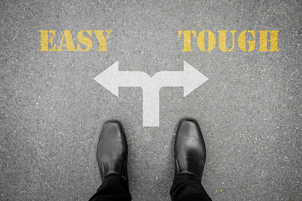 istock Decision at the crossroad - easy or tough 485962502