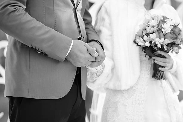 istock Groom and bride on wedding day. 485963695