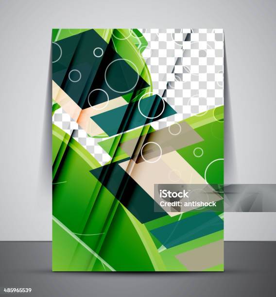 Green Design Business Corporate Print Template Stock Illustration - Download Image Now - Abstract, Brochure, Business