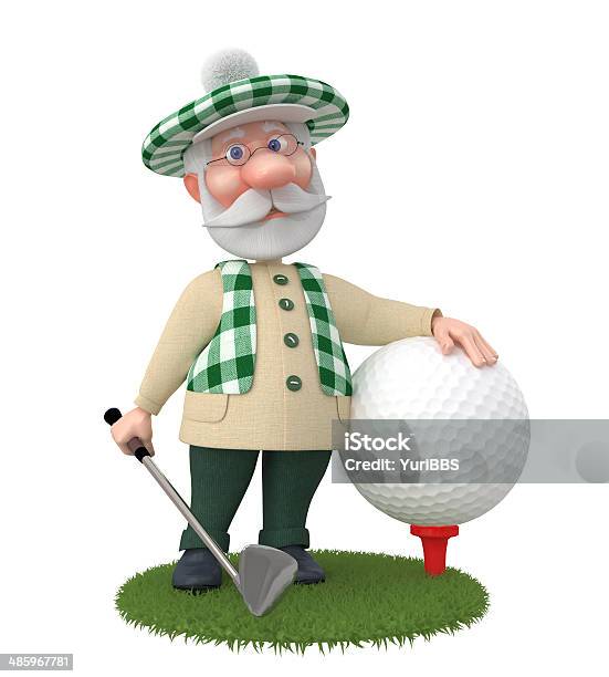 Poco 3 D Hombre Golfist Foto de stock y más banco de imágenes de Guay - Guay, Hombres, Ícono