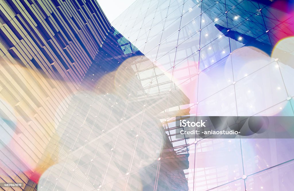 Современные стеклянные офис architectur - Стоковые фото Абстрактный роялти-фри