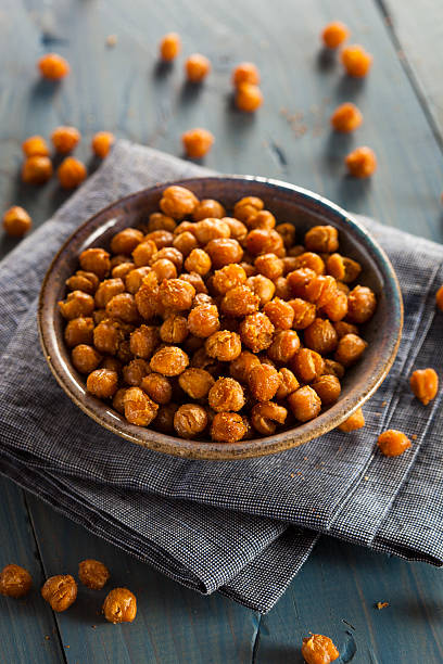 istock Healthy Roasted Seasoned Chick Peas 485968215