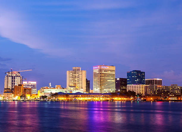 istock Downtown Norfolk, Virginia At Night 485972990