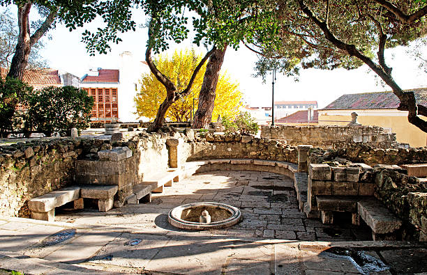 istock Small garden in Lisbon 485973660