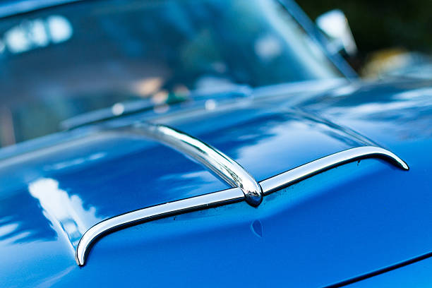 istock vintage car detail - air intake 485973898