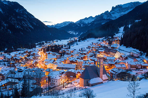 istock Campitello di Fassa at the evening 485974110