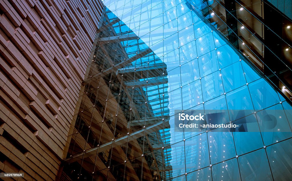 Moderno vetro architettura della - Foto stock royalty-free di Affari