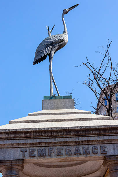 Temperance Stork Bronze Memorial Pennsylvania Avenue, Washington DC.