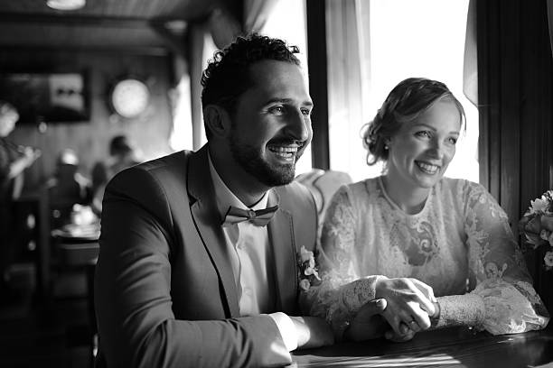 istock Groom and bride on wedding day. 485979947