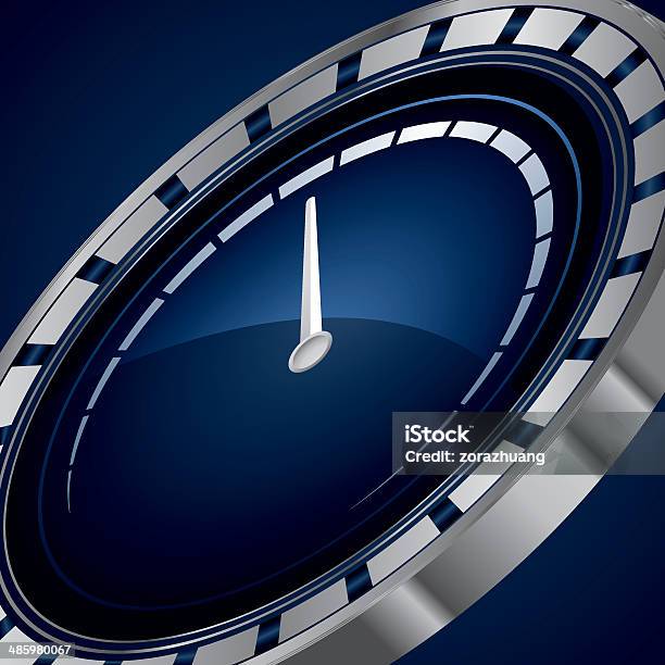 Closeup Vector Dashboard Stock Illustration - Download Image Now - Speedometer, Arts Culture and Entertainment, Blue