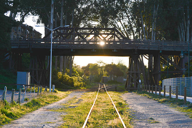 istock Railroad bridge in Santa Cruz, CA 485980333