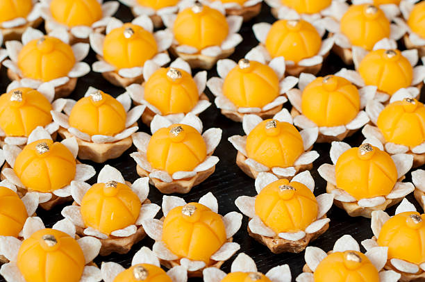 istock Kanom jamongkut, Thai dessert 485980451