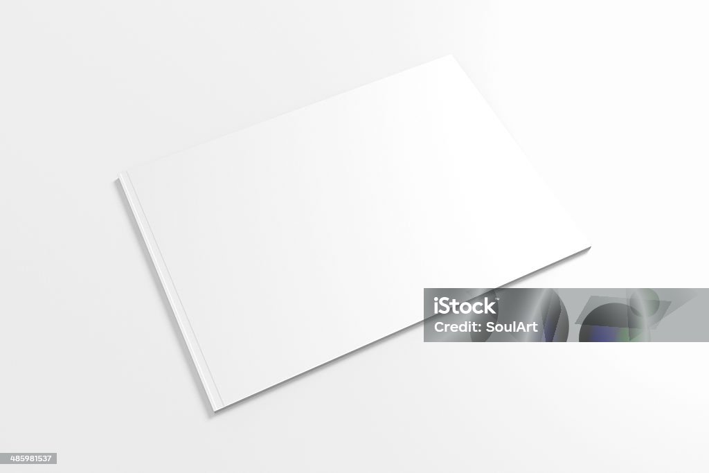 Catálogo Lanscape en blanco Aislado en blanco - Foto de stock de Plantilla - Producto de arte y artesanía libre de derechos