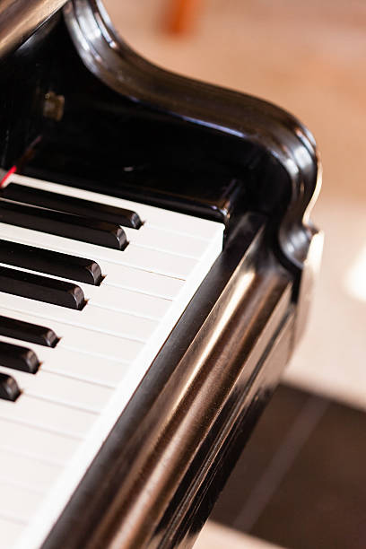 istock Close-up of piano keyboard 485982265