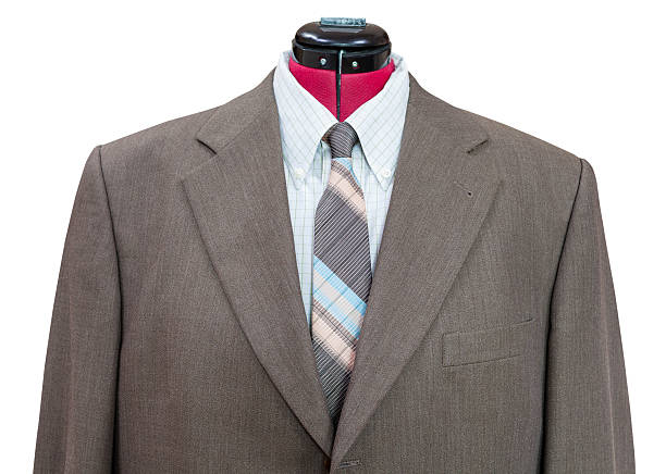 istock green woolen jacket with shirt and tie close up 485982524