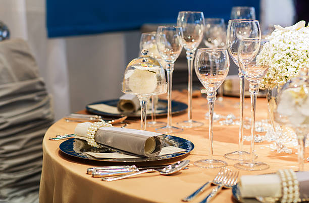 istock Elegant table set  for wedding or event party 485983913