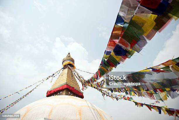 Swayambhunath Stupa - Fotografias de stock e mais imagens de Buda - Buda, Budismo, Capitais internacionais