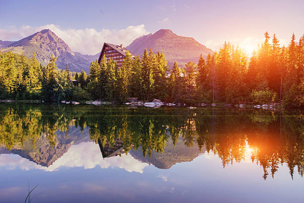 istock Shtrbske Pleso, Slovakia, Europe. 485986172
