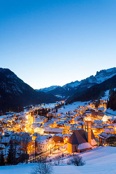 istock Campitello di Fassa at the evening 485990444