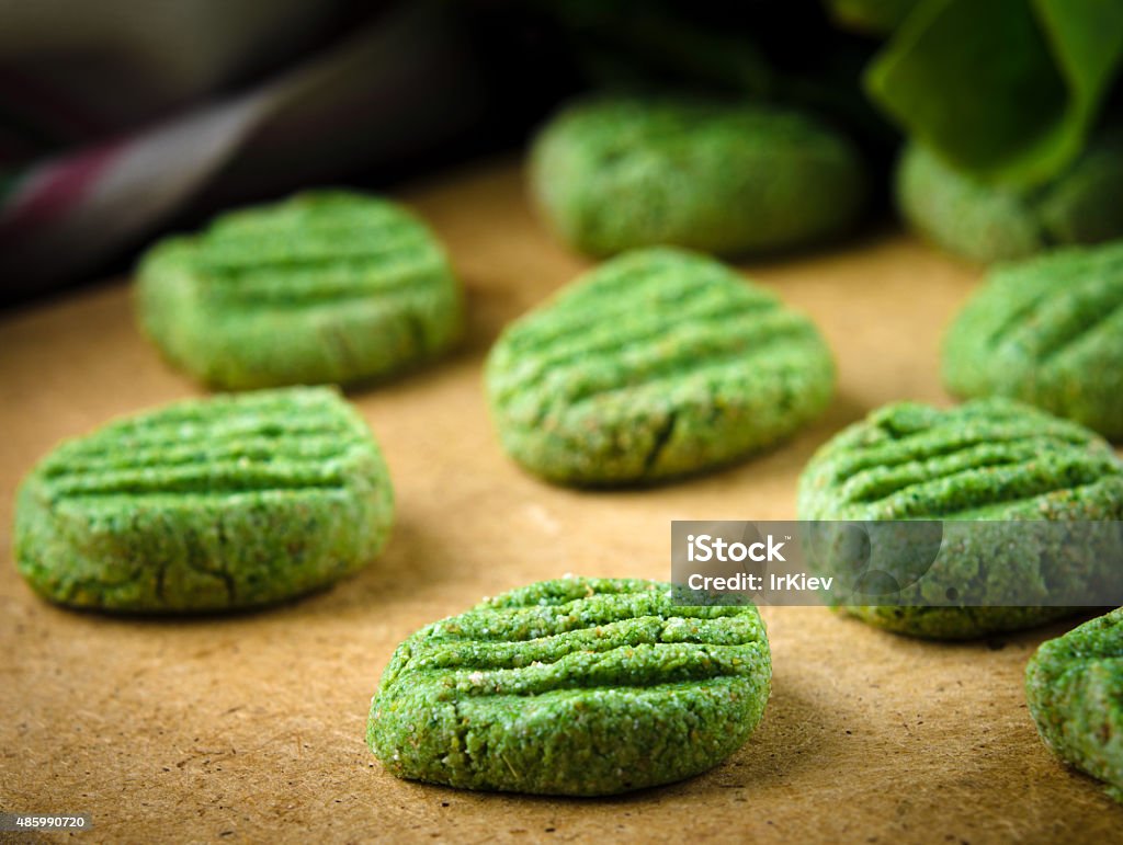 Gnocchi with spinach, basil and lemon Gnocchi with spinach, basil and lemon. Italian cuisine 2015 Stock Photo