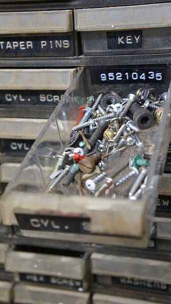istock Bunch of Screws 485994410