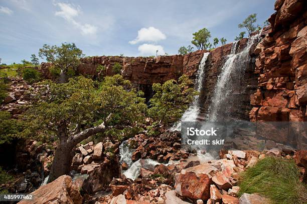 Grotto Waterfall Stock Photo - Download Image Now - Kimberley Plain, Falling, 2015