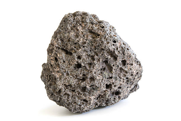 istock Piece of volcanic extrusive igneous rock 485999343