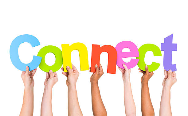 istock Multi-Ethnic Group Of Diverse People Holding Letters forming Connect 485999877