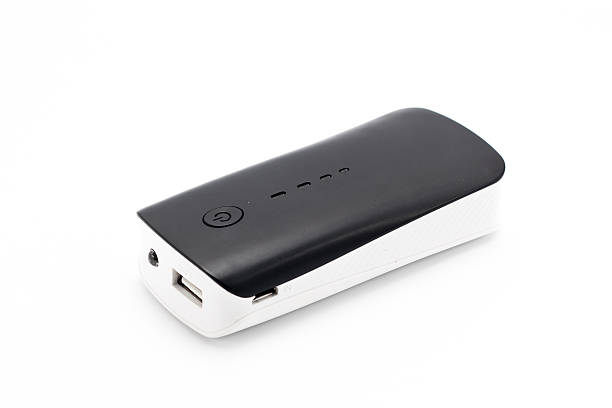 istock Power bank for charging mobile devices. Isolated over white 486000200