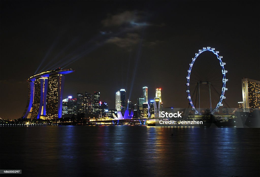 Cityscape Marina Bay Singapore Cityscape at Marina Bay, Singapore Architecture Stock Photo