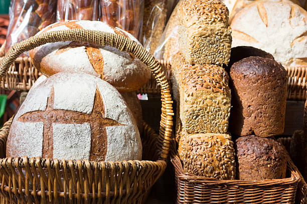 Bread in Borough Market, London