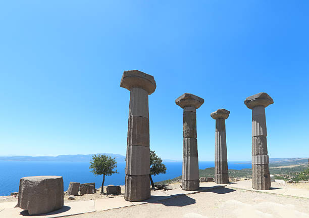 istock Temple of Athenain Assos, Turkey 486002989