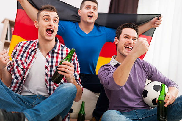 istock Germany men cheering football match 486003561