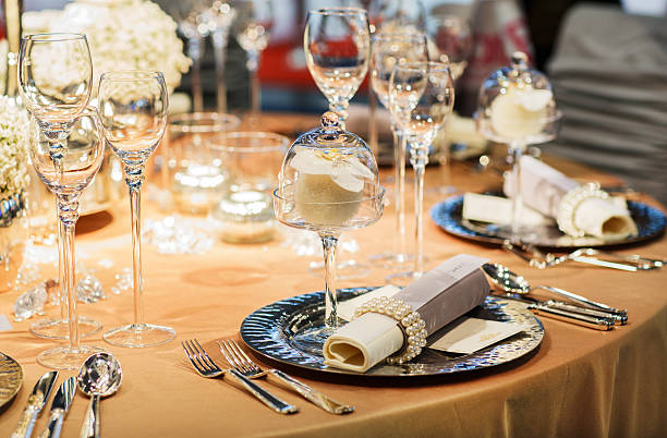 istock Elegant table set  for wedding or event party 486004197