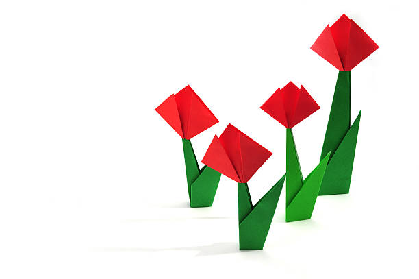istock Origami Tulip 486005081