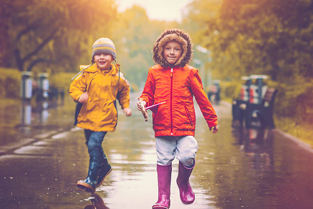 istock Little boys in rain 486007058